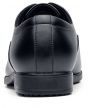 Shoes for Crews Ambassador, slanke zwarte antislipschoenen voor heren in geklede stijl | SKU 20331 | achteraanzicht