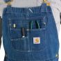 Carhartt 104672 Loose Fit Denim Bib Overall | detail