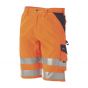 JAK 11109 High Vis Werkshort EN ISO 20471 klasse 1 - fluorescerend oranje met navy elementen