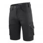 Texstar FS12 Duty Stretch Shorts | Mannen | Zwart | Driekwartsaanzicht