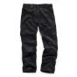 Scruffs Worker Trouser | Zwart | vooraaanzicht