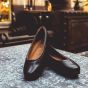 Shoes for Crews Reese, zwarte elegante dames antislipschoenen - modelaanzicht | SKU 57160
