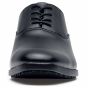 Shoes for Crews Ambassador, slanke zwarte antislipschoenen voor heren in geklede stijl | SKU 20331 | vooraanzicht