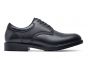 Shoes for Crews Cambridge, zwarte geklede herenschoenen met ongeëvenaarde antislip - rechter aanzicht | SKU 2032