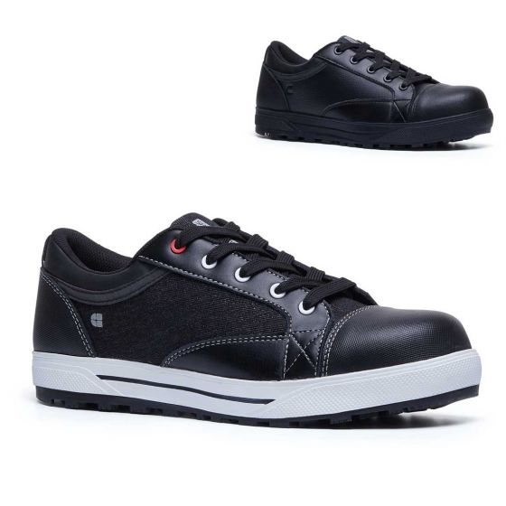 Shoes for Crews Fergus | Zwart | Driekwartsaanzicht