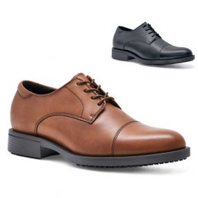 Shoes for Crews Senator | elegant gestylde antislipschoenen voor heren | driekwartsaanzicht