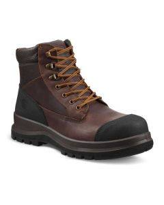 Carhartt Detroit 6 Inch Rugged Flex Waterproof S3 Work Boot | brown | side view | zijaanzicht | SKU F702903  