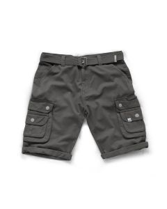 Scruffs Cargo Shorts Charcoal (donkergrijs) - vooraanzicht | Boudo, veilig en comfortabel werken