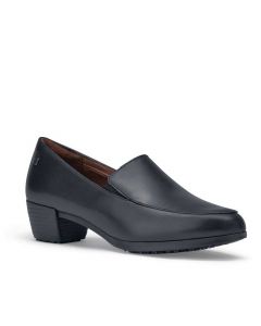 Shoes for Crews Envy III, zwarte elegante antislip schoenen voor dames - driekwartsaanzicht | SKU 52263