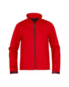 Texstar FJ79 Softshell Jacket | Rood | Mannen | Vooraanzicht | SKU FJ79156000